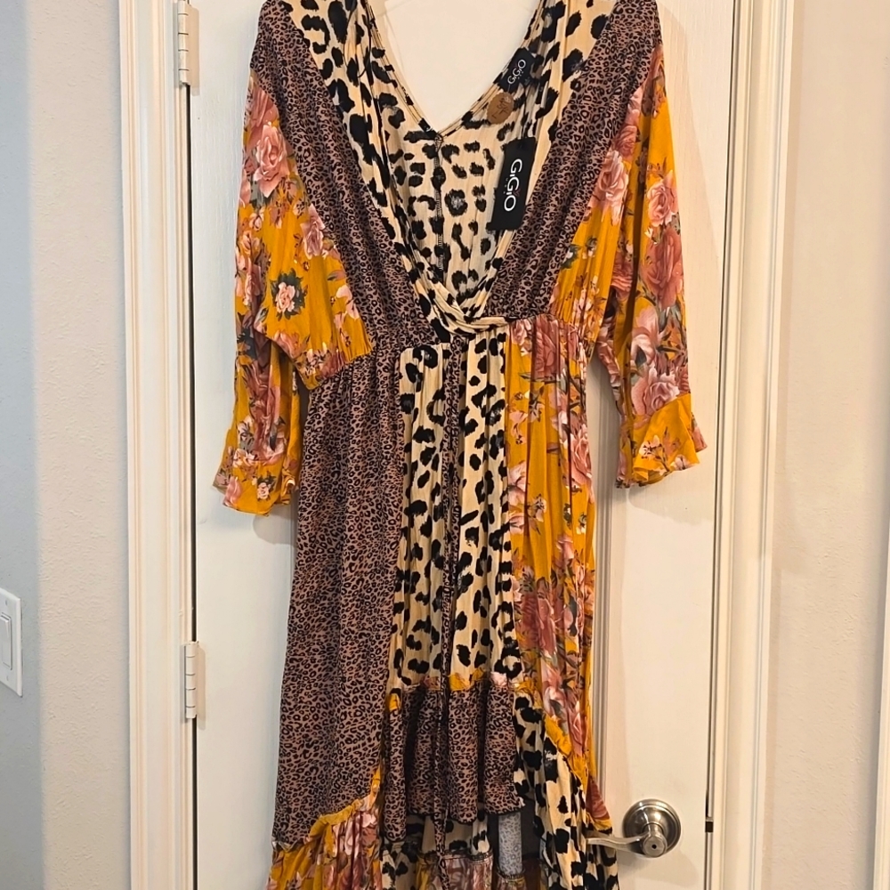 New animal print dree